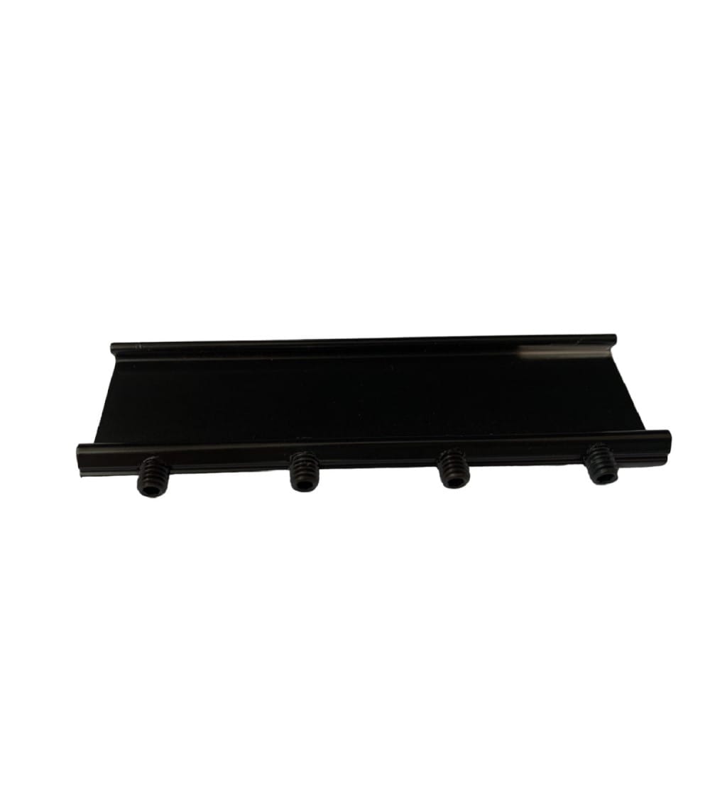 Raccord tringle rail pour rideau noir noir — vue 3