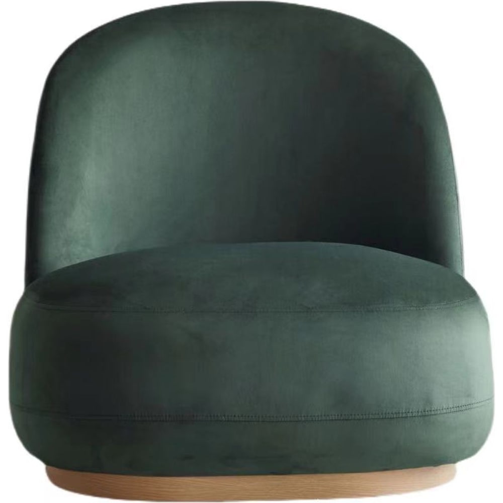 Fauteuil+en+velours+vert