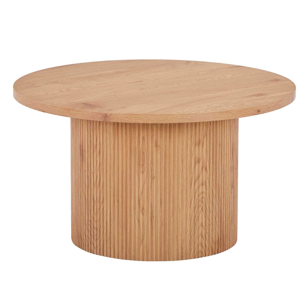 Table basse style contemporain 80 cm bois