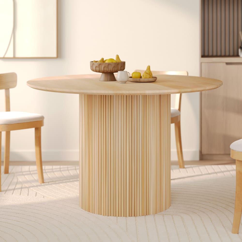 Runder Tisch für 4 Personen aus Mango-Holz D120 cm - Maisons Du