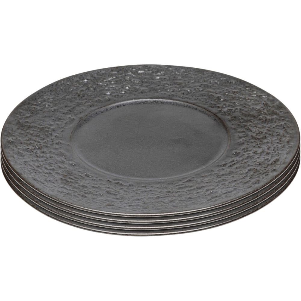 Assiette plate en grès