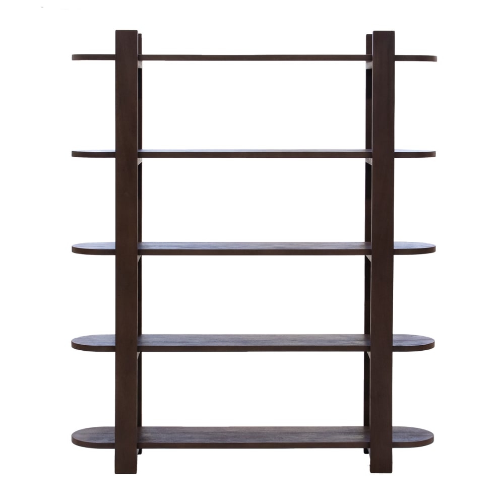 Giga Meubel Wandschrank aus Mangoholz 160x38x190cm, braun - -
