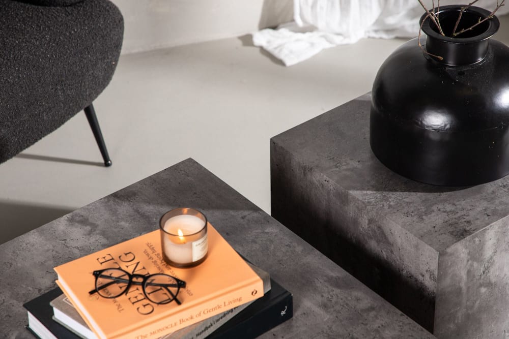 Couchtische York, 2er-Set, Grau - Maisons Du Monde