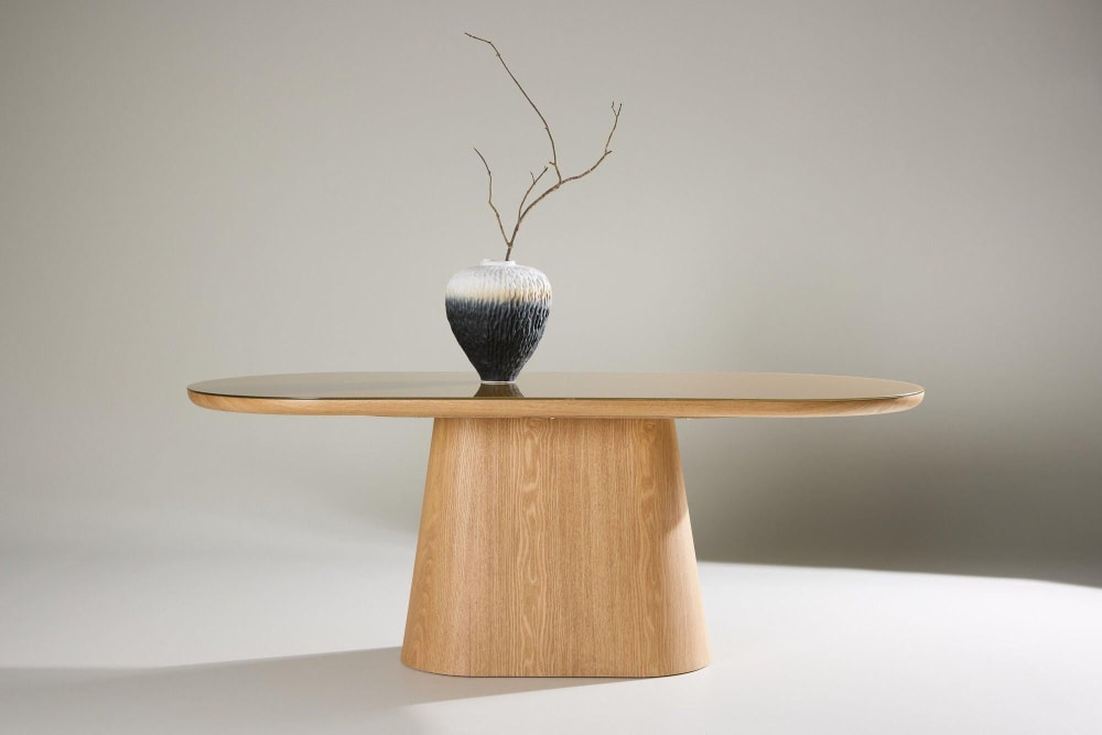 Esstisch Castor Oval 200x90cm, natur - Maisons Du Monde