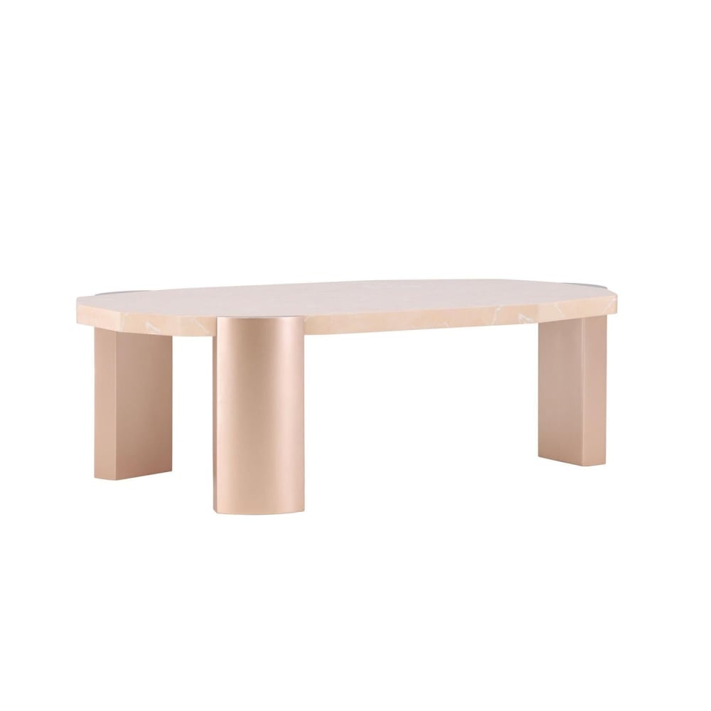 table basse 125 x 71 - rose