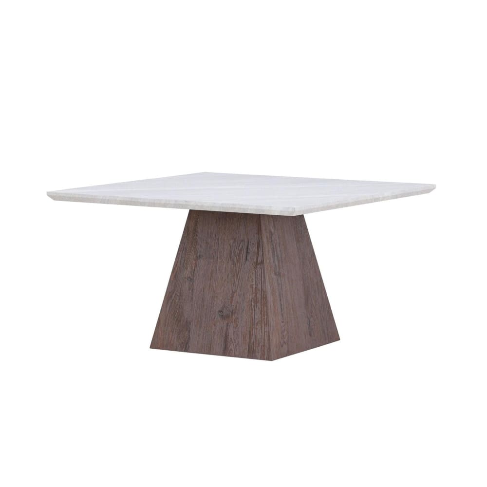 Venture Home Couchtisch Cael 80cm, Dunkelbraun & Steinoptik style modern - Spanplatte