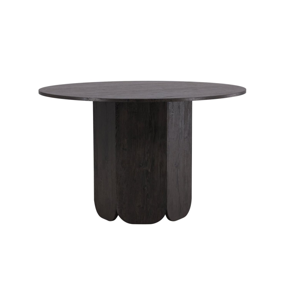 Venture Home Esstisch Tekla Ø120cm, Schwarz style modern Schwarz Spanplatte