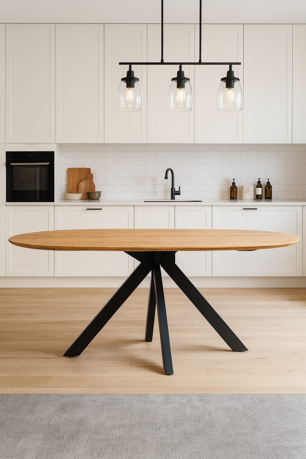 Esstisch Runa Oval 180cm, natur - Maisons Du Monde