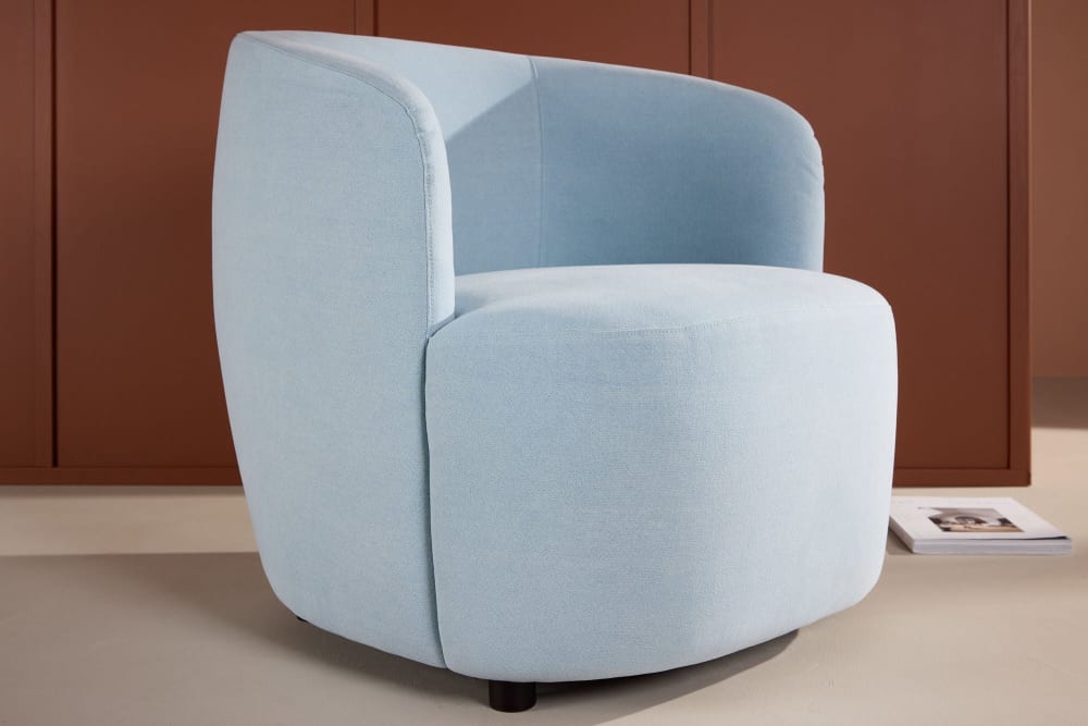Loungesessel Bobbo, Babyblau - Maisons Du Monde