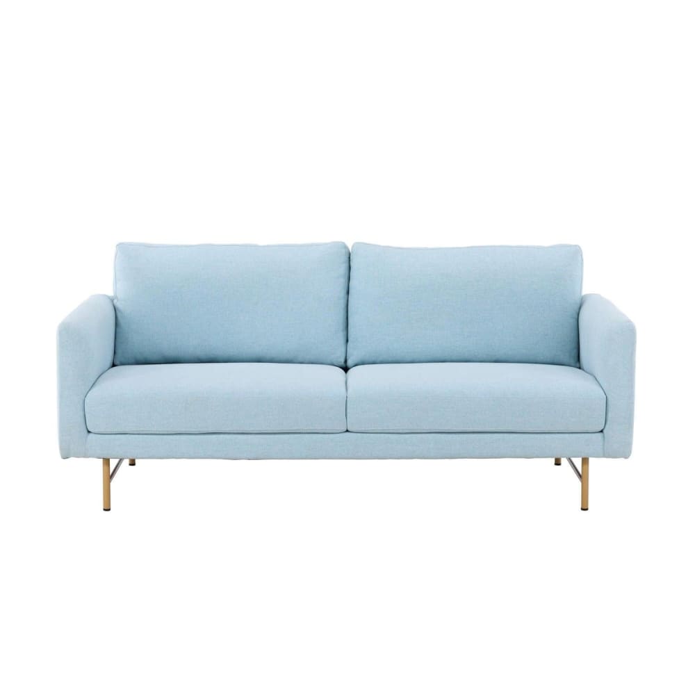 Venture Home 3-Sitzer Sofa, Babyblau - Spanplatte