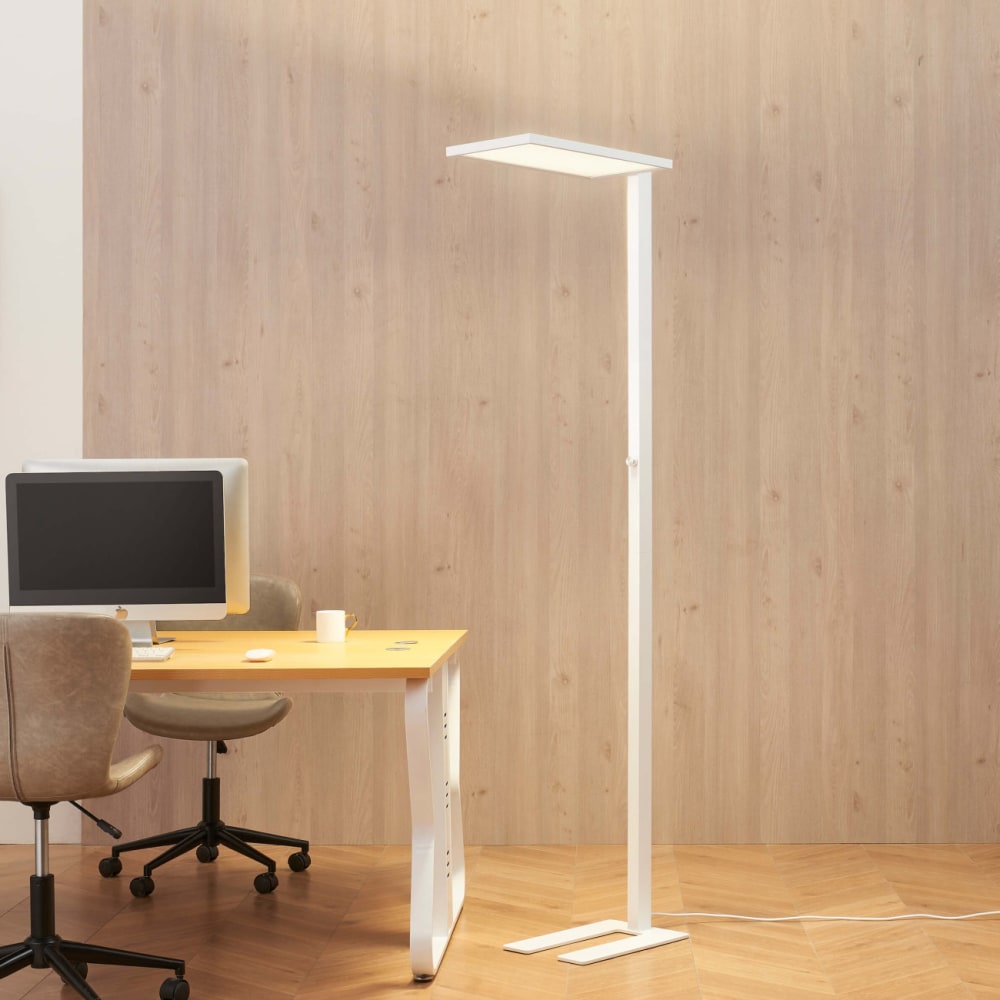 Lampadaire en aluminium blanc 195 cm — vue 3