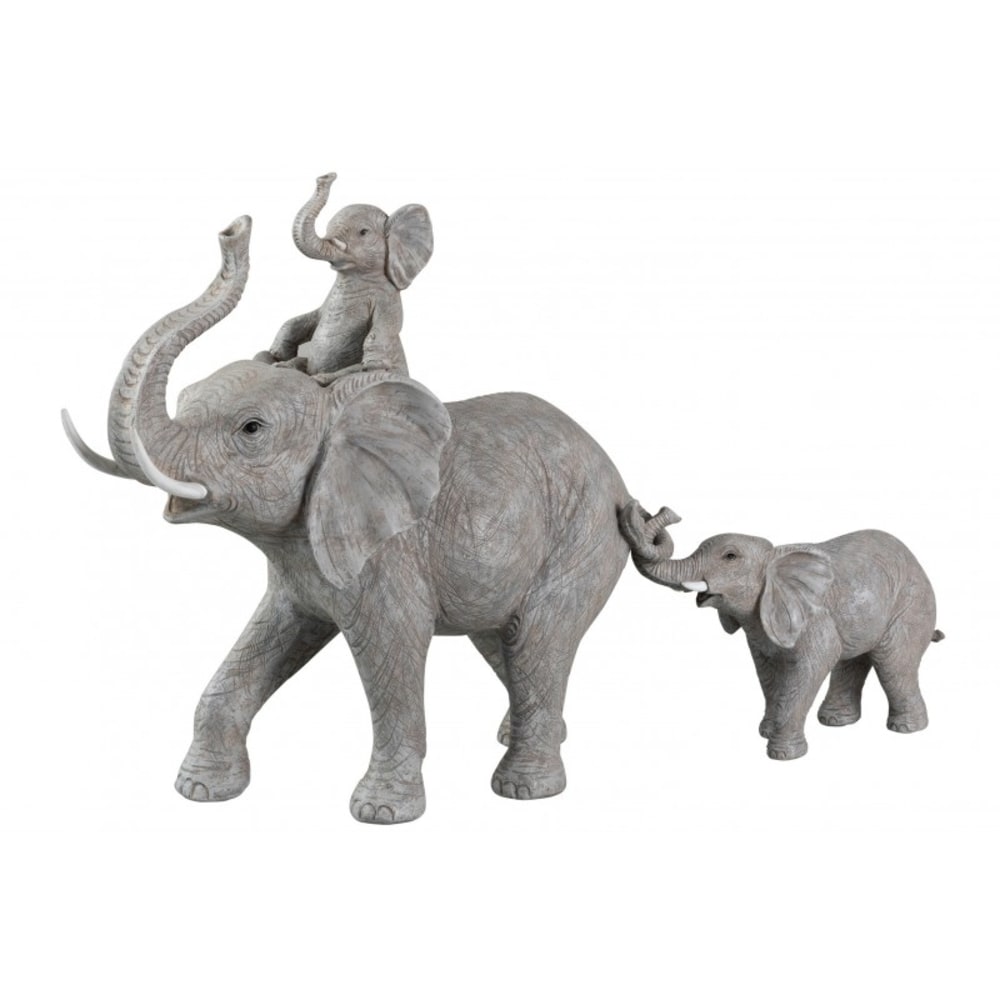 Éléphants en résine
