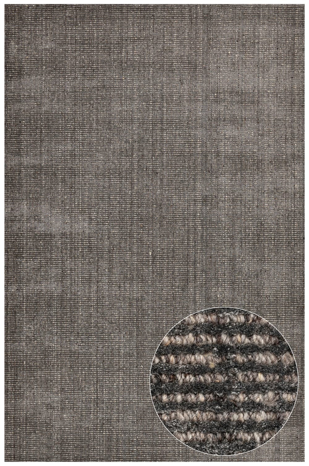 Tapis en viscose rayé