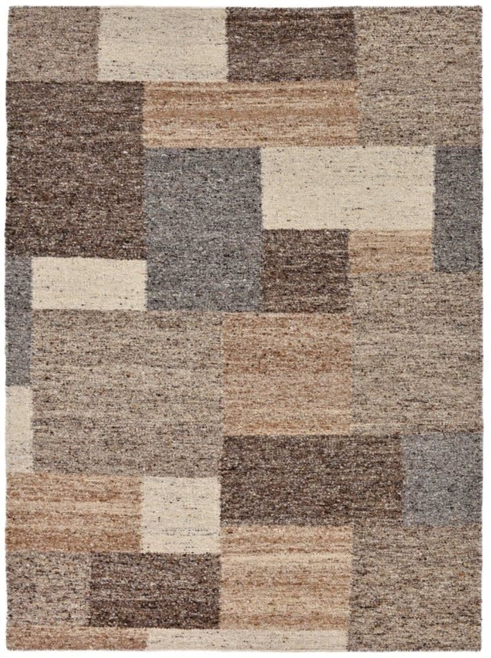 Tapis naturel tissé à la main Beige 60x90 cm