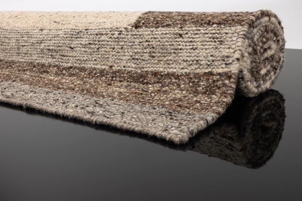 Tapis naturel tissé à la main Beige 140x200 cm — vue 3