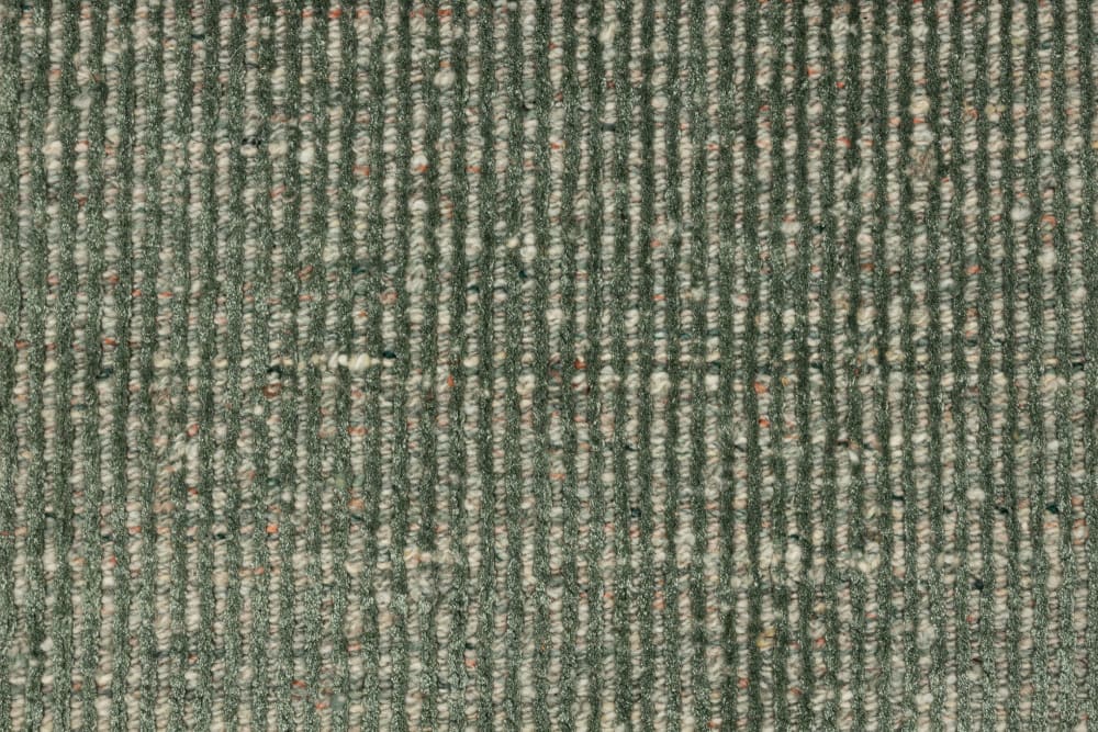 Tapis en viscose rayé tissé à la main - vert 40x60 cm — vue 4