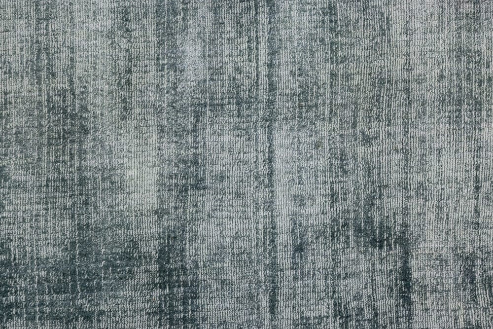 Tapis en viscose tissé main en style vintage turquoise 40x60 cm — vue 4