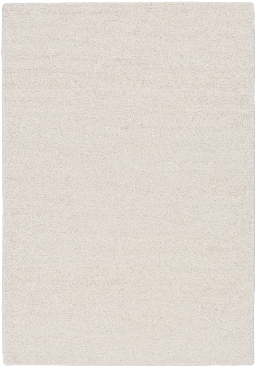 Tapis en laine tufté main de style berbère blanc 60x90 cm
