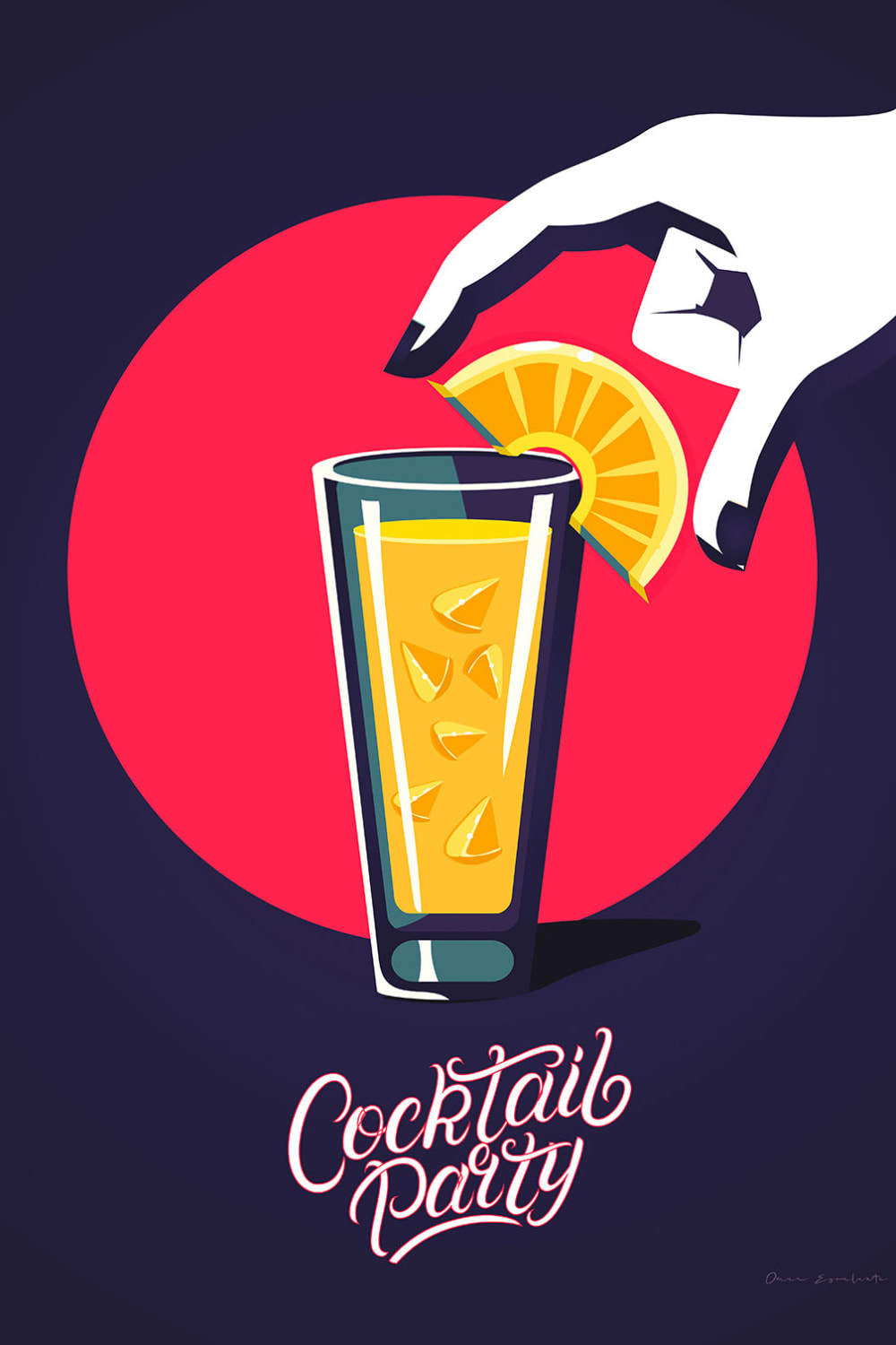 Tableau cuisine cocktail