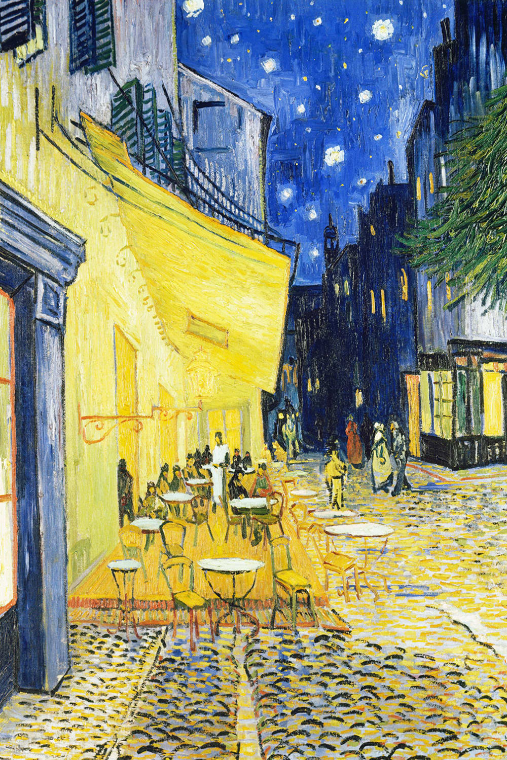 Tableau le café Arles par Vincent Van Gogh imprimé sur toile 40x60 cm