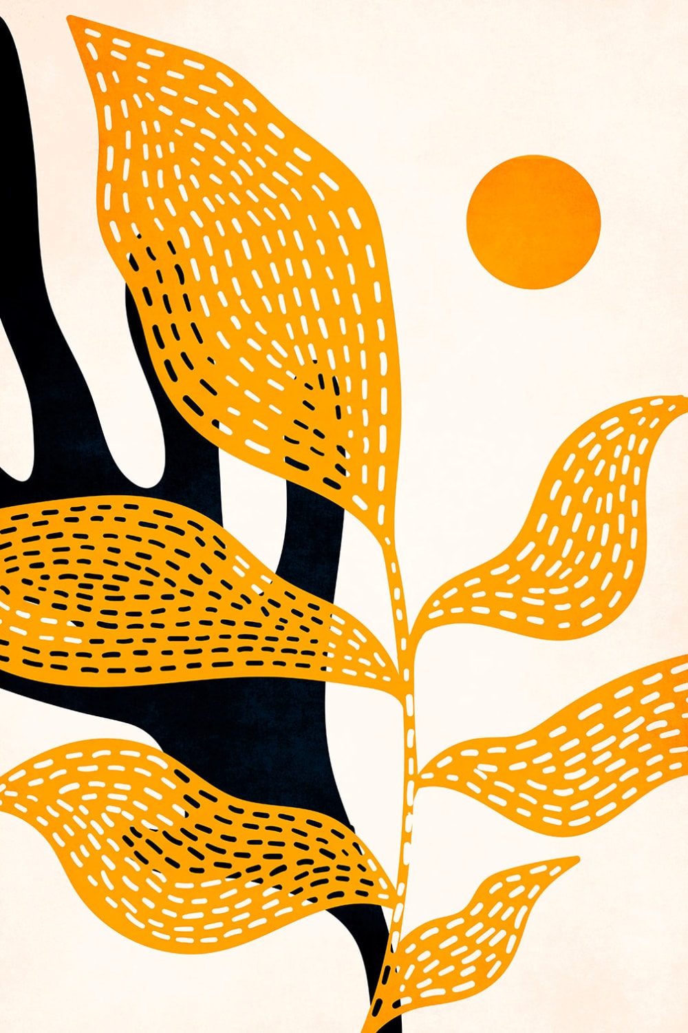 Tableau le jardin de Van Gogh imprimé sur toile 60x90 cm