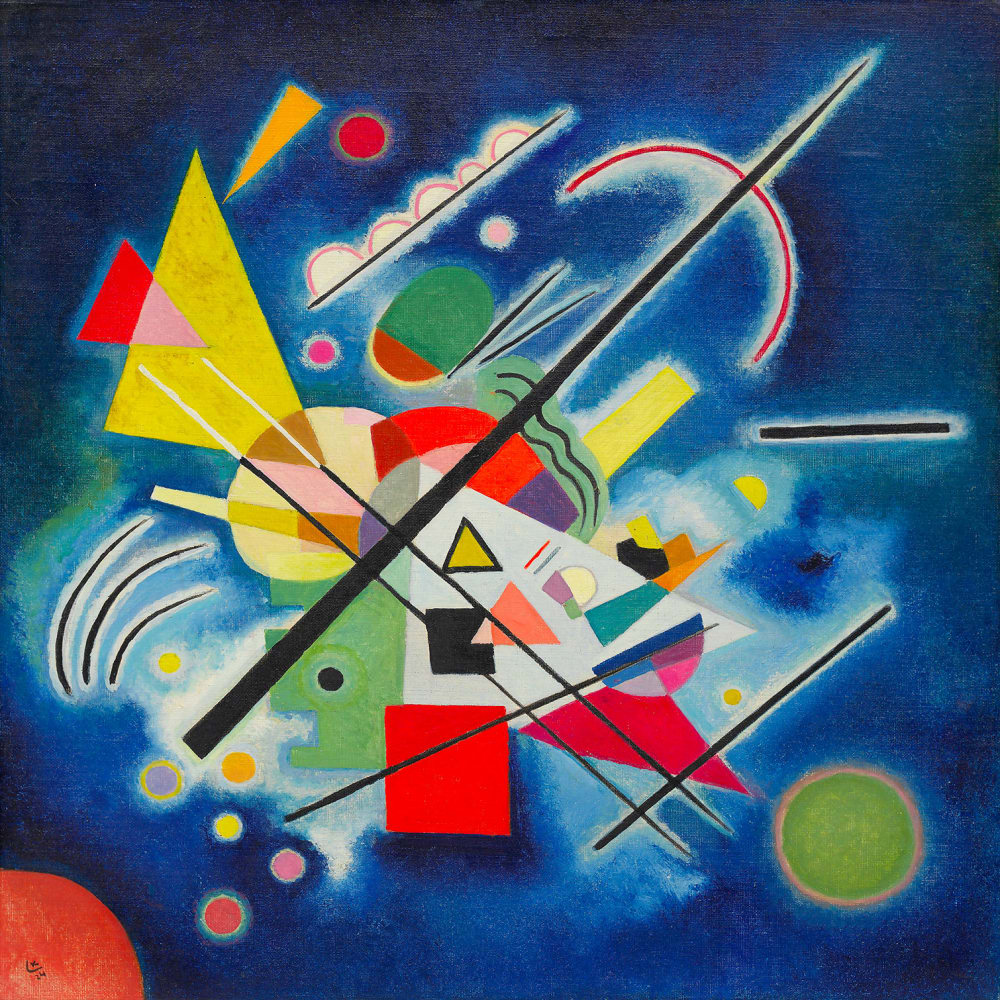 Tableau  Kandinsky  imprimé sur toile 50x50 cm