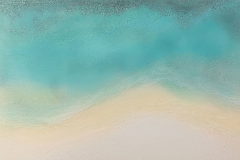 Tableau bord de mer imprimé sur toile 90x60 cm