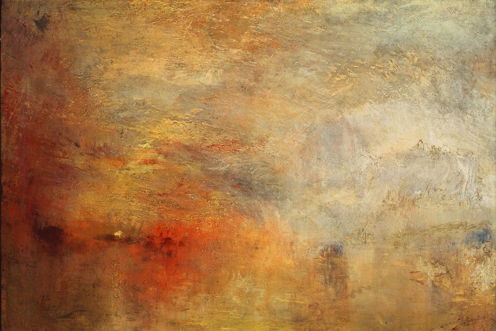 Tableau de Joseph Mallord William Turner imprimé sur toile 60x40 cm