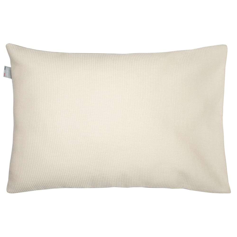 Taie d'oreiller enfant  nid d'abeille beige 63 x63 cm