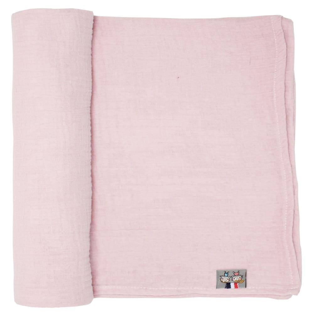 Sevira Kids Maxi baby-mulltuch aus baumwolle style classic chic Rosa Öko-Tex Zertifikat Baby