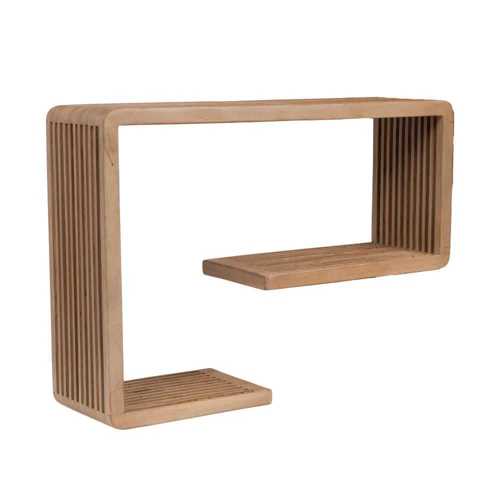 Etagère murale  60 cm marron en bois