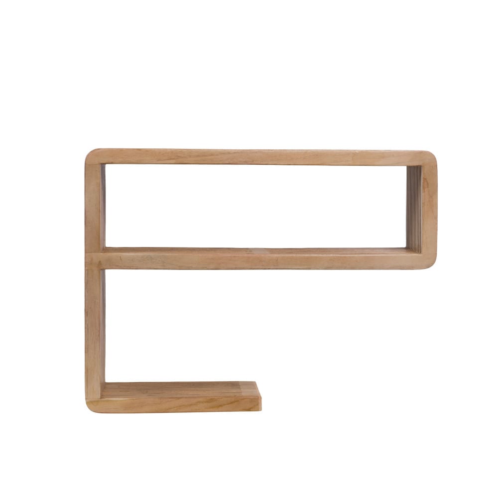 Étagère murale en teck l70 cm  marron en bois de teck