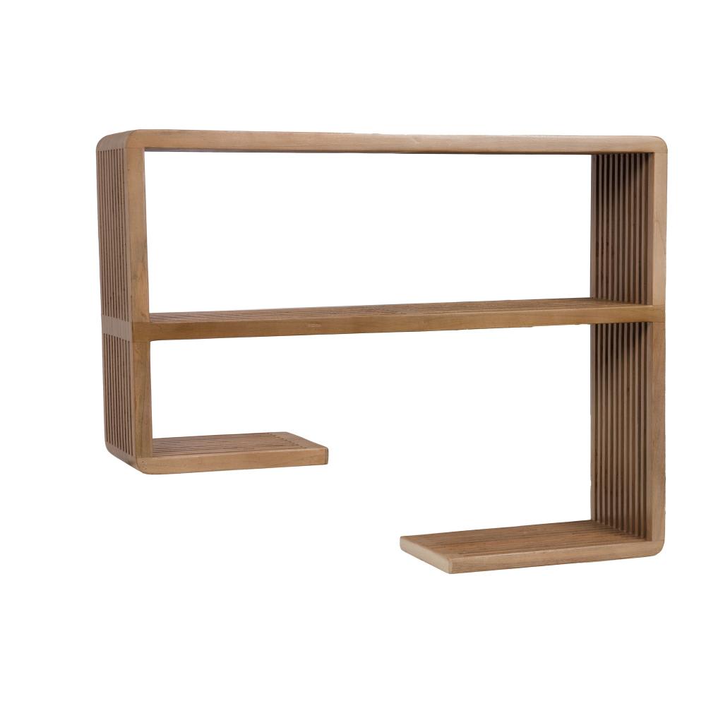 Etagere murale   90 cm marron en bois