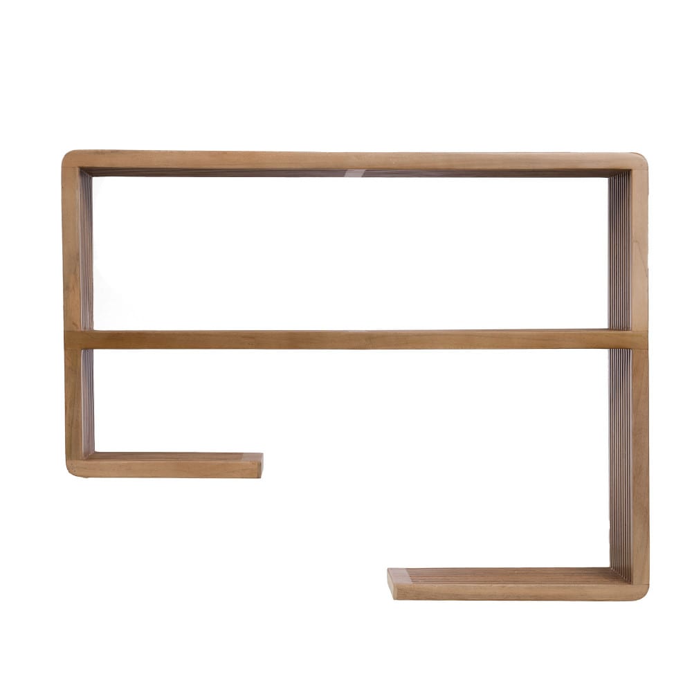 Étagère murale en teck l90 cm  marron en bois de teck