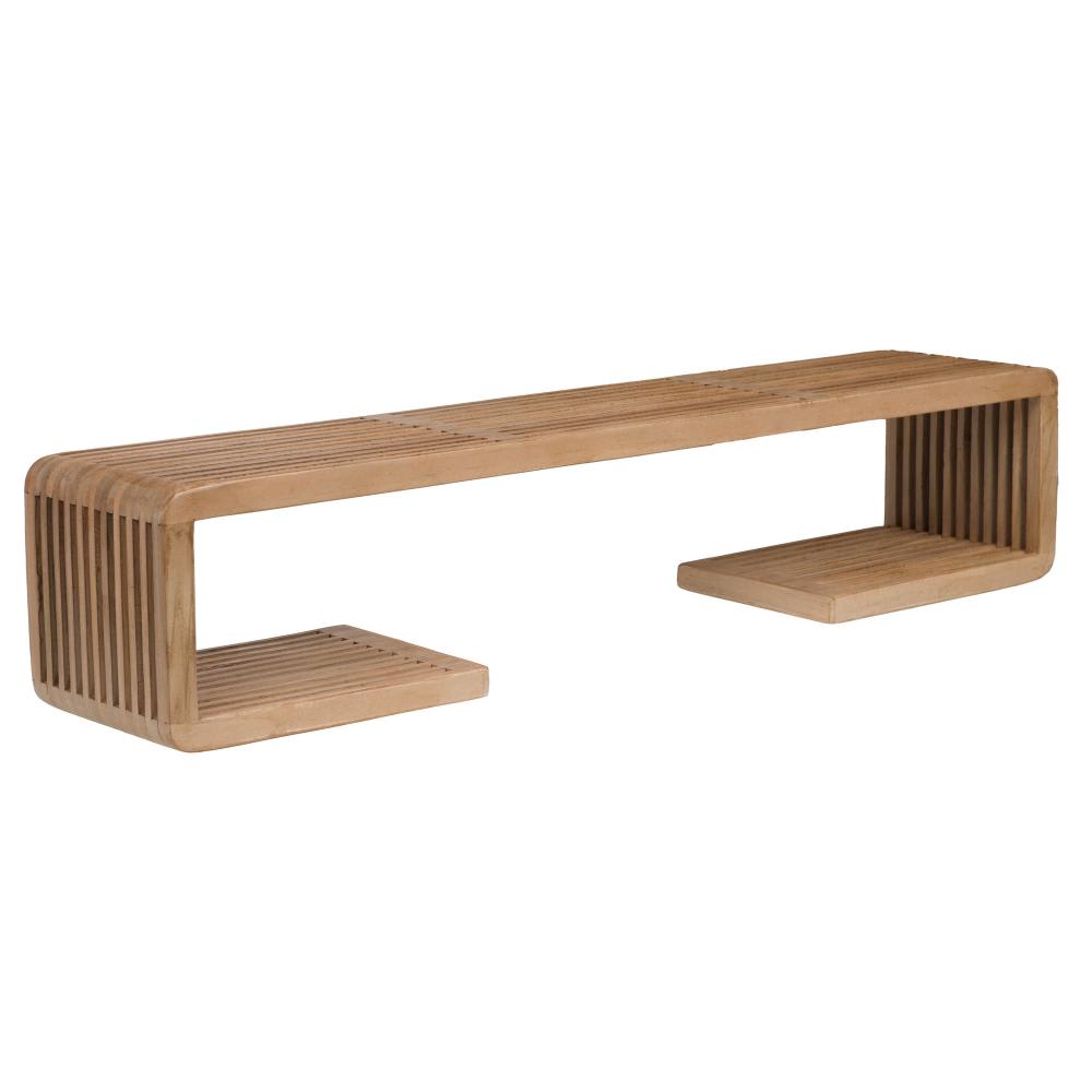 Etagere murale   100 c marron en bois