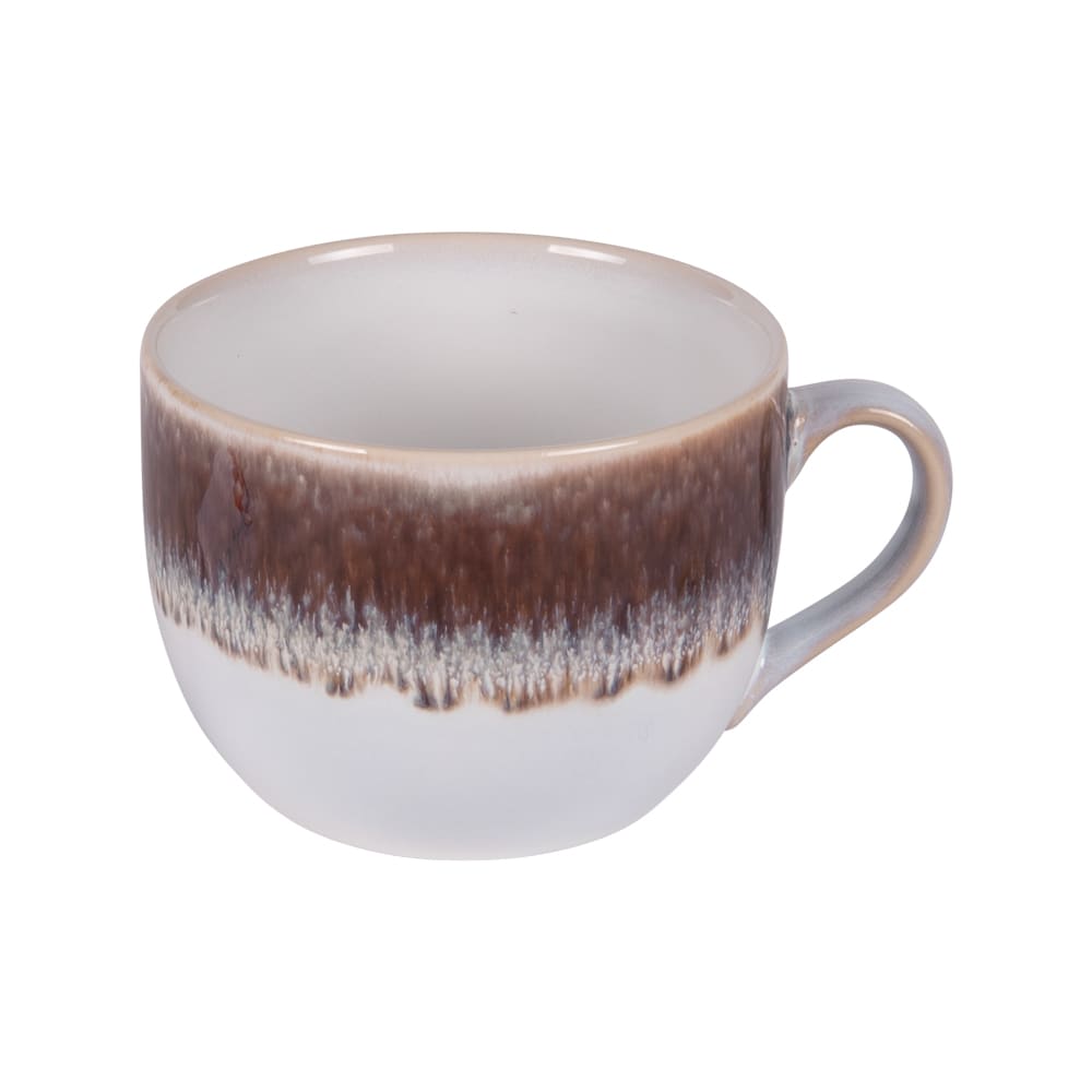 De 2 tasses    75 cl (lot marron en porcelaine