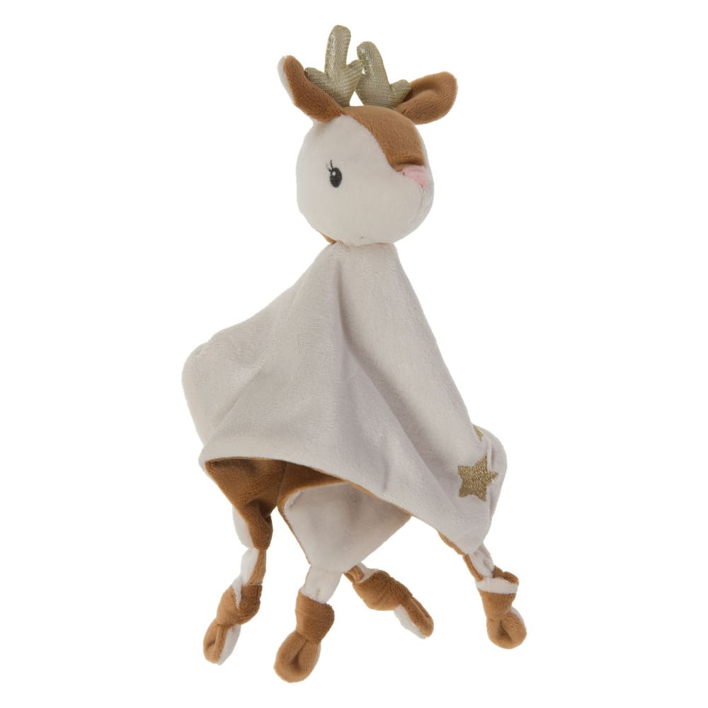 Doudou plat biche marron en polyester (Amadeus) - Image 1