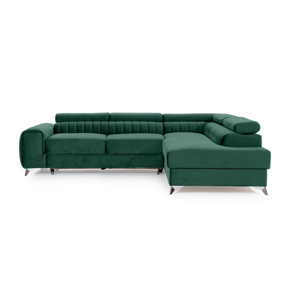 Canapé d'angle droit convertible