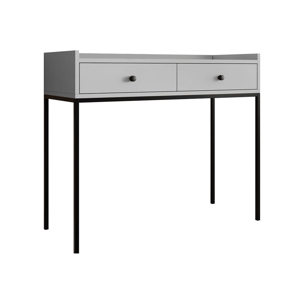 Console style contemporain 100 cm gris