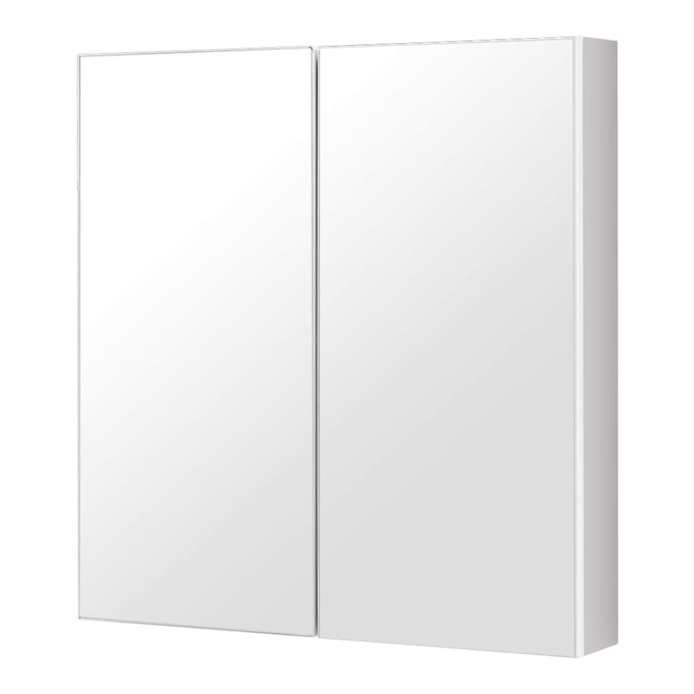 Armoire toilette avec miroir murale blanc 62 x 11 x 65 cm