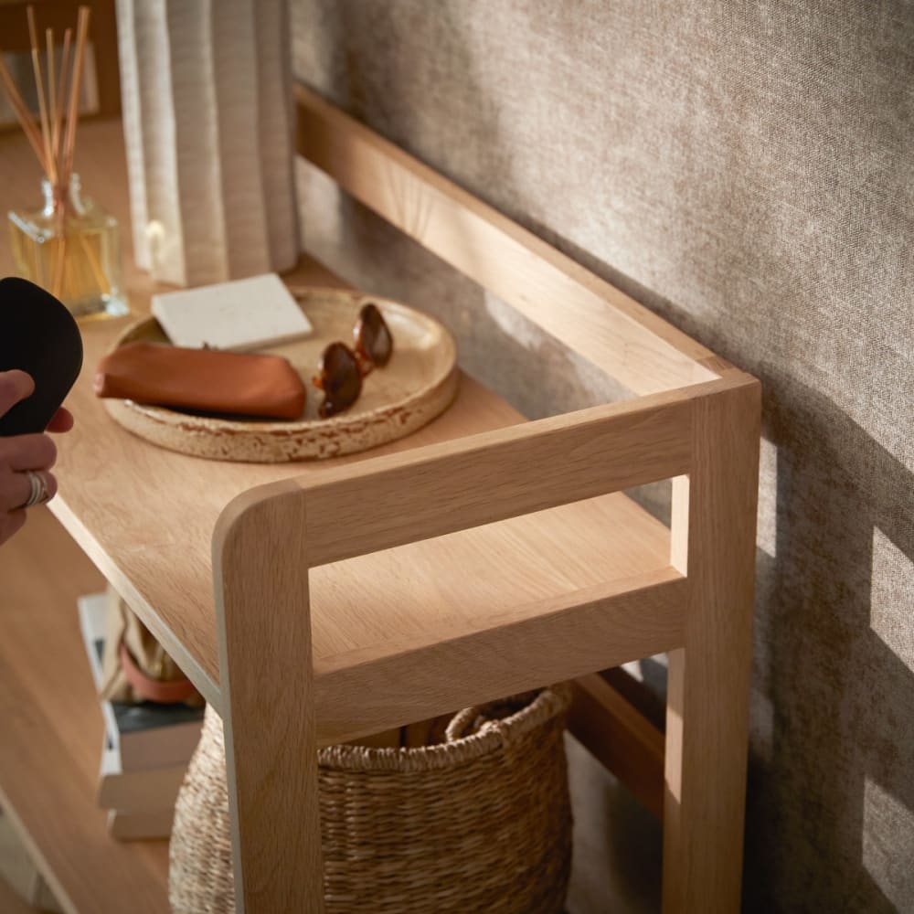 Hohe Konsole aus massiver Eiche - Maisons Du Monde