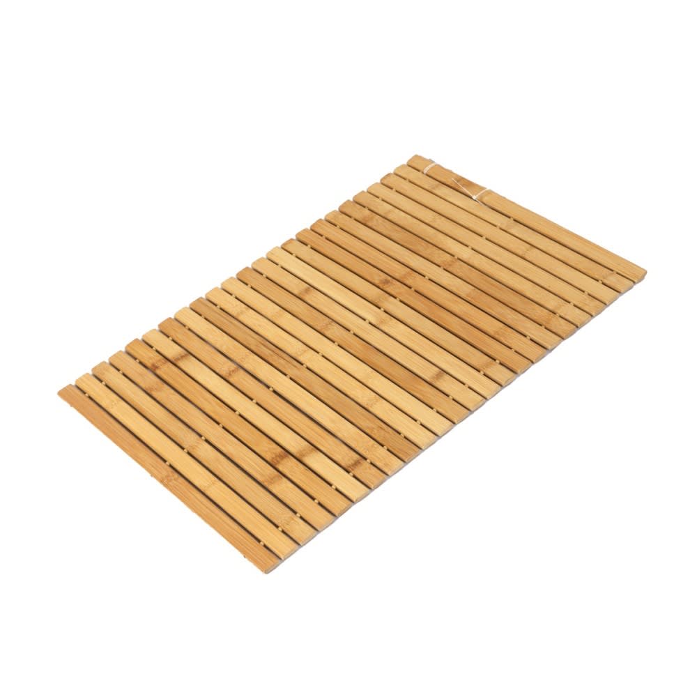 Tapis de bain en bambou 40 x 60 cm
