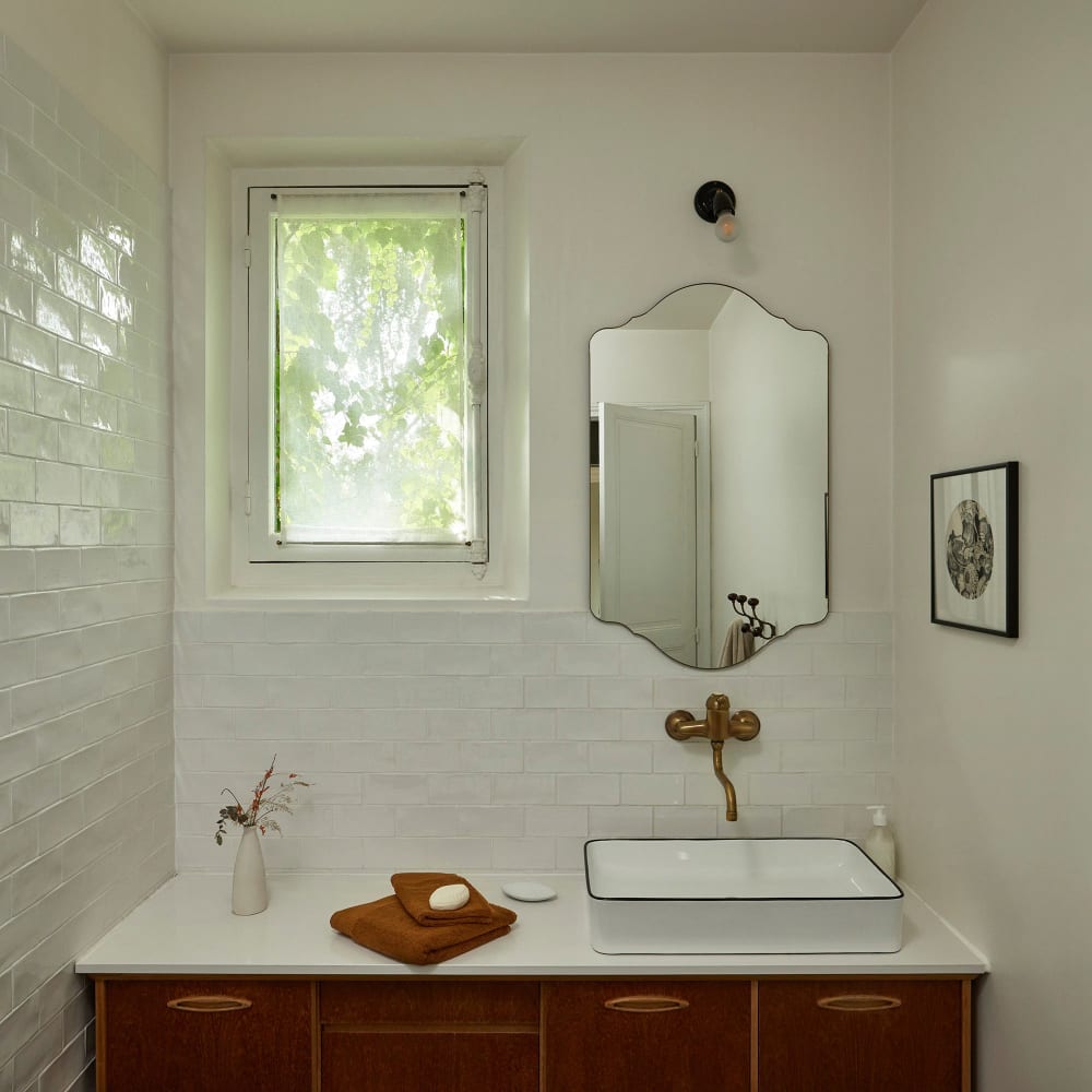 Voilage en lin blanc 80x280 cm