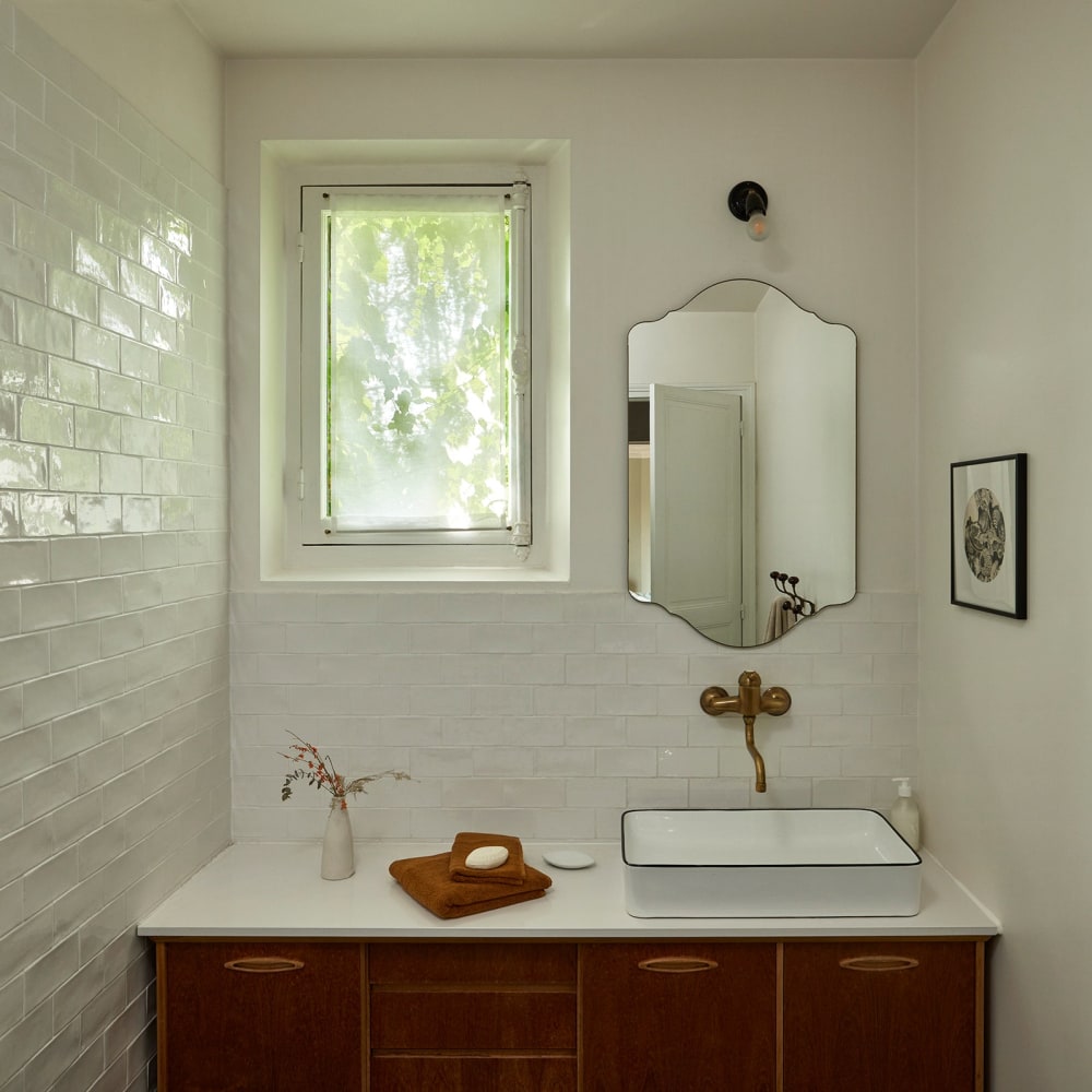 Voilage aspect lin vaporeux blanc 60x298 cm