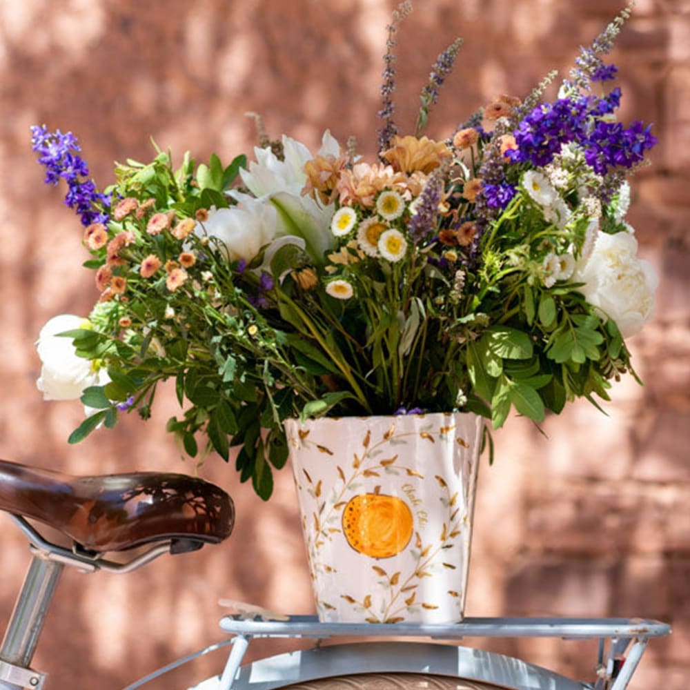 Cache pot en céramique fruit orange D18CM - Maisons du Monde
