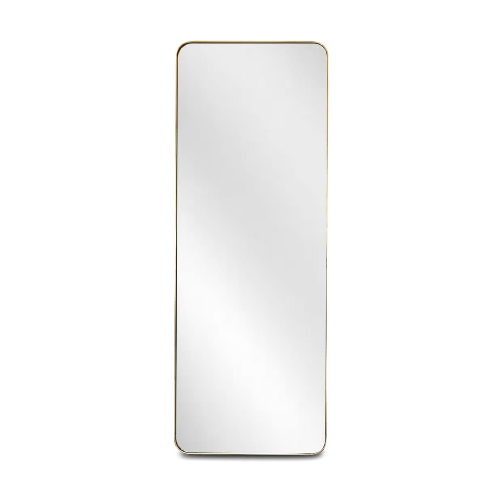 Miroir en métal doré