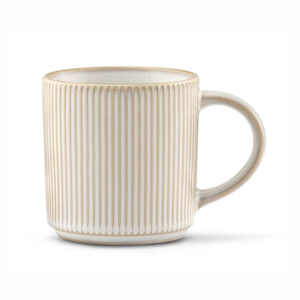 Mugs en grès beige
