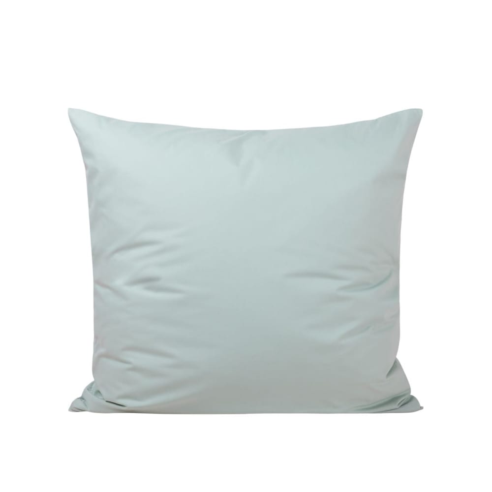 Lot de 2 taies d'oreiller en coton vert 65x65 cm