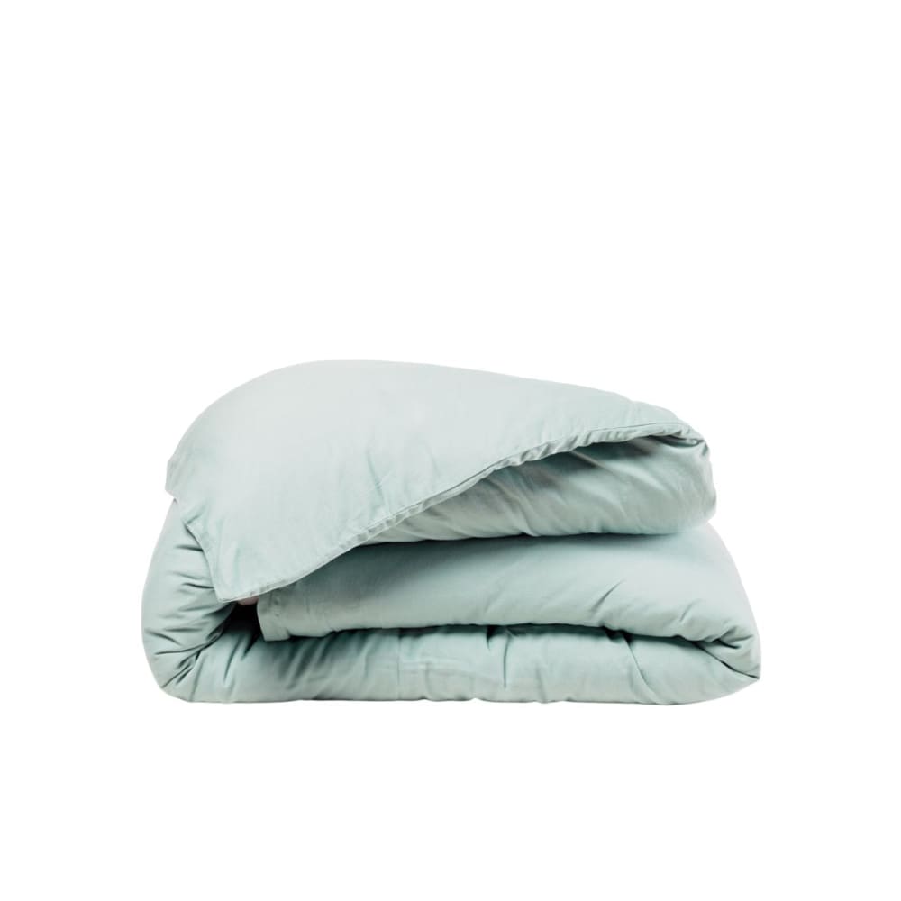 Housse de couette en coton vert 260x240 cm