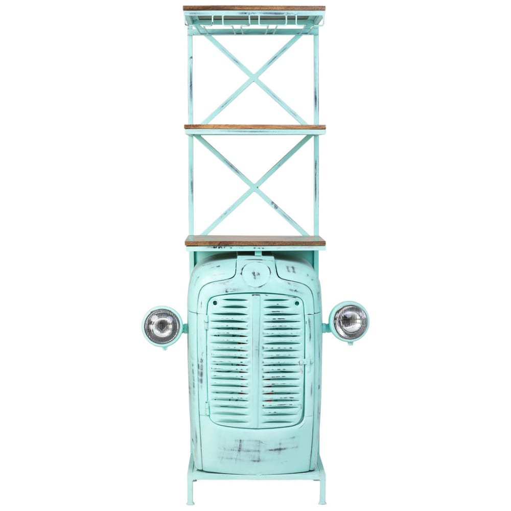 Weinregal 84x40x185 Blau - Maisons Du Monde
